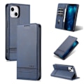 Miniatyrbillede 1 af 5: AZNS iPhone 14 Flip Læder Etui Blå