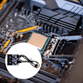 Miniatyrbillede 4 af 4: USB Header Forlænger Splitter USB 2.0 9-pin 1 til 4 Konnektor Adapter Forsyning