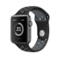 Miniatyrbillede 1 af 5: Silikone Armbånd - Apple Watch 38/40/41 mm - Sort/Grå Sort/Grå Sort/Grå