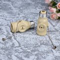Miniatyrbild 4 av 4: 3-pack E26 Lampbasadapter Bakelite Glödlampshållare Två Uttag Skruvsockel med Dragkedja