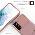 Pikkukuva 5 / 5: Samsung Galaxy S22 Plus Kuori Magneettisella Lompakolla Ruusukulta