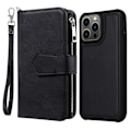 Miniatyrbillede 1 af 5: iPhone 13 Pro Etui/Cover 2i1 Magnet Multifunktionel Sort