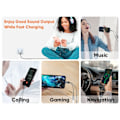 Pikkukuva 5 / 5: CableCreation 60W PD 2in1 USB-C - USB-C/AUX -sovitin Harmaa