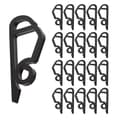 120-pack Christmas Light Clips Outdoor - Weatherproof Christmas Light Hangers Gutter Hooks for Chris