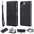 Miniatyrbillede 1 af 5: iPhone 6/6S/7/8 Plus - 2i1 Magnetisk Skal / Pung Etui - Sort Black Sort