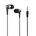 {PL}Snygga flätade stereo in-ear hörlurar utan mikrofon