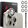 Pikkukuva 1 / 5: NORTHJO iPhone 14 Pro/Pro Max/15 Pro/Pro Max Linssisuoja 2 KPL Champagne