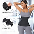 Miniatyrbild 4 av 5: Midjetränare för Kvinnor Midjeformare Wraps för Mage med Loop Snatch Bandage Wrap Plus Size Magbandage-