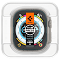Pikkukuva 2 / 5: Spigen Apple Watch Ultra 49 mm 2-PACK \"Ez Fit\" Glas.tR Näytönsuoja