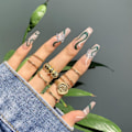 Miniatyrbild 4 av 5: 10 st Legering Fjäril Nagelberlocker Silver Metall Fjäril Nagelkonst Hängen Strass för Naglar Nageldekorationer Smycken