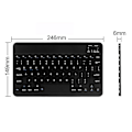 Miniatyrbilde 2 av 3: Bluetooth RGB Tastaturdokk Trådløst Tastatur Mus For Nettbrett iPad