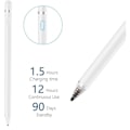 Miniatyrbillede 3 af 4: Tech-Protect Active Stylus Touchpenna Hvid