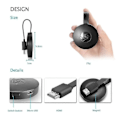Miniatyrbillede 4 af 5: Trådløs HDMI Display Ekstern Adapter - Mini Skærmdelingsmodtager (1080p) til Android/iOS/PC/TV