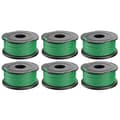 [PL】6 st A6486 ABS-spole för Black &amp; Decker gräsklippare nylon trådtrimmerhuvud