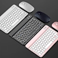 Miniatyrbilde 3 av 3: Bluetooth RGB Tastaturdokk Trådløst Tastatur Mus For Nettbrett iPad