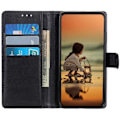 Miniatyrbild 3 av 5: Samsung Galaxy A35 5G Fodral Litchi Läder Svart