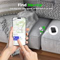 Miniatyrbilde 3 av 5: Nøkkelsporingsenhet som fungerer med Finn min (kun iOS), Bluetooth-sporer for nøkler, bagasje, koffert og kjæledyr, 100 dB-alarm, 1-pakning