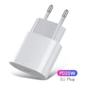 [PLEE] 2023 2-pakning - iPhone-lader - Hurtiglader - Adapter 20W Hvit One Size