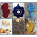 Miniatyrbild 4 av 5: Makramé-snöre, Bomullsrep, för Väggbonader, Växtupphängningar, DIY-hantverk, Heminredning, Presentinslagning 3mmx100m Mörkblå
