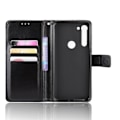 Miniatyrbillede 3 af 5: Motorola Moto G8 Power - Crazy Horse Pung Etui - Sort Sort