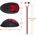 Pikkukuva 5 / 5: LED-veneen navigointivalot, veneen keulavalot, merenkulkuun tarkoitettu veneen navigointilamppu. Täydellinen ponttonille, Skeeterille, moottoriveneelle ja skiffille