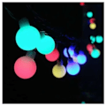 Miniatyrbild 4 av 5: Soldriven LED-ljusslinga (30 flerfärgade lampor)