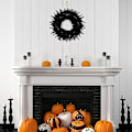 Miniatyrbild 4 av 5: Halloweenkrans Dekoration, Naturliga Svarta Fjädrar Halloweenkrans, Halloween Dörrkrans, Svart Halloweenkrans För Halloween Framdörr, Wi