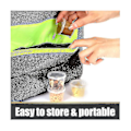 Miniatyrbild 4 av 5: 100 stycken små plastbehållare med lock, 25 ml små såsburkar plastburkar geléburkar för Sa-yky