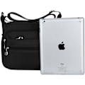 Miniatyrbillede 3 af 5: Nylon Oxford Messenger Taske (sort), dame casual canvas