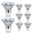 Miniatyrbild 1 av 5: 8-pack Gu10 halogenlampor 35W, 220V Gu10 halogen spotlight lampor 2800K varmvitt ljus