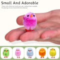 Miniatyrbilde 3 av 3: 18 stk. Påske Mini Kyllinger Fuzzy Kyllinger Fluffy Påskekyllinger Falske Påskekyllinger Påskekyllingpynt