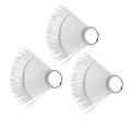Miniatyrbillede 3 af 4: 3 sæt vifte neglelak display manicure øvelse stick neglekunst display transparent