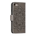 Pikkukuva 4 / 5: iPhone 7/8/SE (2020/2022) - Mandala Lompakkokotelo - Harmaa