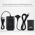 Miniatyrbild 2 av 5: Laddningsbart Batteripaket för Xbox 360 4800mah Ersättningsbatteripaket för Xbox 360
