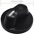 Miniatyrbilde 2 av 5: Pakke med 10 universelle roterende ovnskontrollknapper i plast, justeringsbryter 8 mm hull, kjøkken gasskomfyrknapper, komfyrkontrollknapper