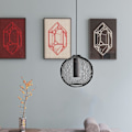 Miniatyrbild 3 av 3: Lampabskydd för bordslampor, små lampskärmar, ljuskronor
