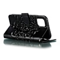 Miniatyrbillede 5 af 5: iPhone 11 - Sol Mandala Pung Etui - Sort Black Sort