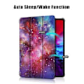Miniatyrbillede 3 af 5: iPad Pro 12.9 (2018/2020/2021) - Tri-Fold Læder Etui - Cosmic Space Cosmic Space