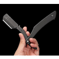 Miniatyrbilde 5 av 5: 2 stk. Profesjonell Barberkniv for Tett Barbering, Aluminiumshåndtak (5*0.8cm) Blader Ikke Inkludert, Bærbar Barberkniv Gull & Svart 16*3.3*13.3cm