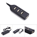 Miniatyrbilde 5 av 5: Kablet mikro-USB 2.0 4-porters fordeler multihub splitter strøm for PC-datamaskin