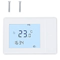 Miniatyrbild 2 av 2: Icke-Programmerbar Digital Termostat För Konventionella Enstegssystem, Flamskyddande Material Säkerställer Säkerhet, Blå Bakgrundsbelysning För Enkel Avläsning
