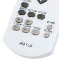 Miniatyrbilde 3 av 5: RM PJ8 Projektorfjernkontroll erstatning for VPL DX126 VPL CX275 VPL CH370 VPL EX226 VPL EX430 VPL PXZ10 VPL DX102