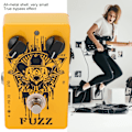 Miniatyrbilde 5 av 8: Fuzz-effektpedal Elektrisk gitar Fuzzy Bear Helt metallskall Musikktilbehør
