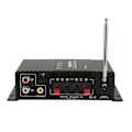 Miniatyrbild 4 av 8: Bil Mini Audio Power Amplifier Bluetooth 5.0 2.0 Kanal Koaxial Dekodning Hög Låg Tuning med Fjärrkontroll
