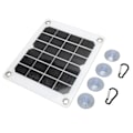 Miniatyrbild 2 av 8: 5V 20W solpanel monokristallin säker USB-utgång bärbar solladdningspanel för bilbåt RV-telefon