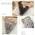 Miniatyrbilde 4 av 5: Vinterhansker Fashion Touch Screen Varme  Fôret Damer Kald