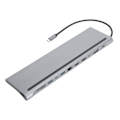 Miniatyrbild 3 av 7: 12-i-1 Hub Typ-C 3.0 Expansionsdocka till HDMI-kortläsare Multifunktionell Adapter