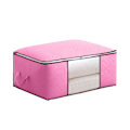 Miniatyrbillede 1 af 5: Non-woven gennemsigtig opbevaringspose fortykket dynepose opbevaringspose bagagepose afslutningspose