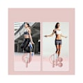 Miniatyrbild 5 av 5: Hopprep i EVA-material för fitness, smidig hoppupplevelse med kullagerdesign för enkla träningspass, dubbel användningsmöjlighet för anpassning