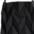Miniatyrbild 1 av 2: Återanvändbar Tote Bag Stor Kapacitet Mode Polyline Design Shopping Väska för Hem Resor Kontor Svart